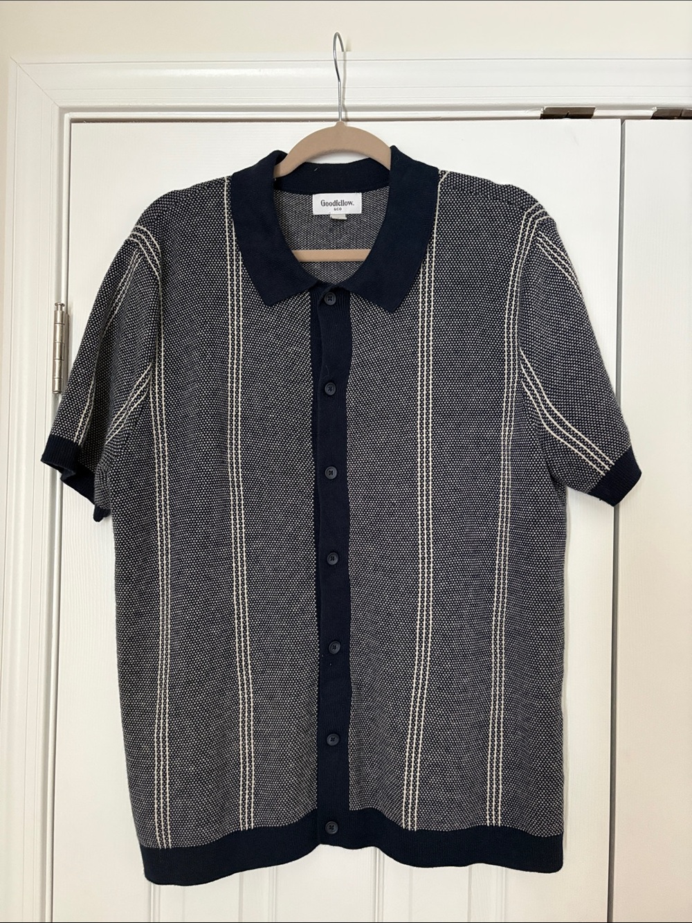 Men’s Goodfellow & Co Short-Sleeve Button-Down Polo Knit